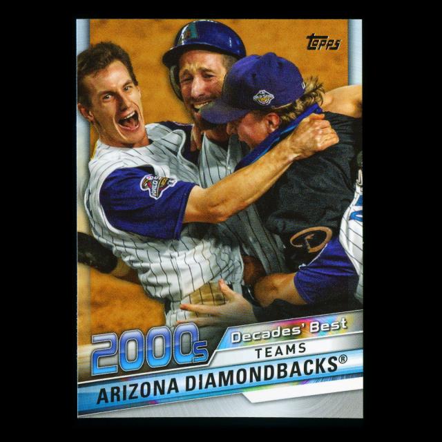 Arizona Diamondbacks 2020 Topps Decades' Best Teams 2000s