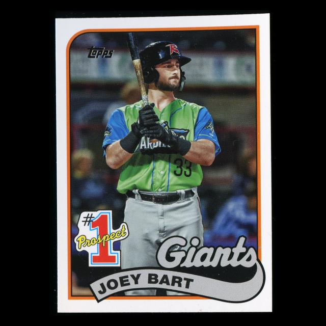 Joey Bart 2020 Topps 1989 Retro #1 Prospect Giants