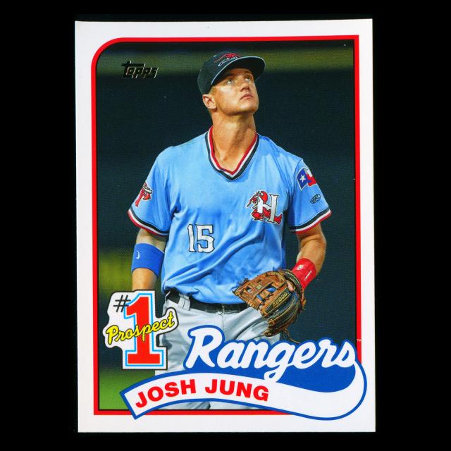 Josh Jung 2020 Topps 1989 Retro #1 Prospect Rangers