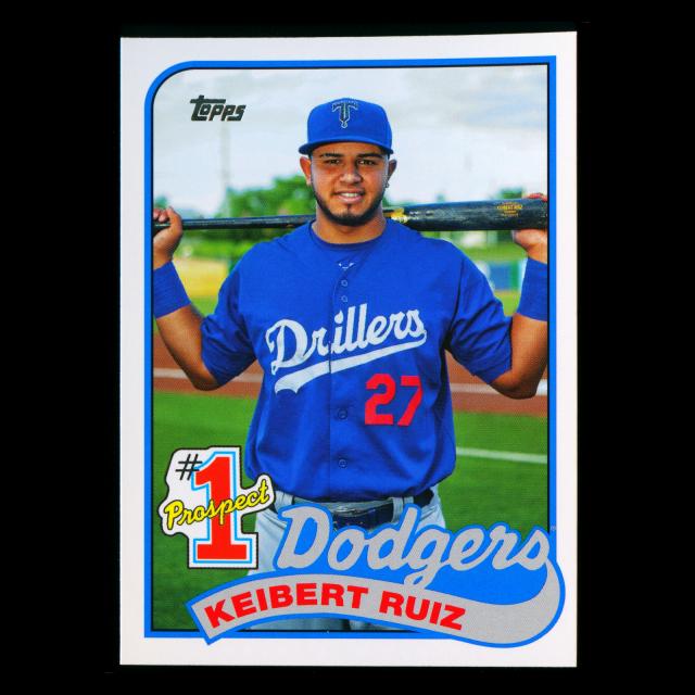 Keibert Ruiz 2020 Topps 1989 Retro #1 Prospect Dodgers