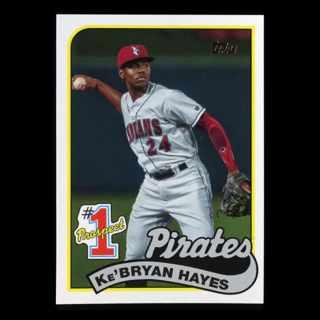 Ke'Bryan Hayes 2020 Topps 1989 Retro #1 Prospect Pirates
