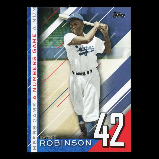 Jackie Robinson 2020 Topps A Numbers Game - 42 Dodgers