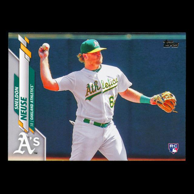 Sheldon Neuse RC 2020 Topps Rookie Athletics