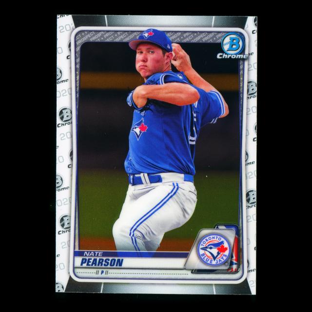 Nate Pearson 2020 Bowman Chrome Prospect Blue Jays