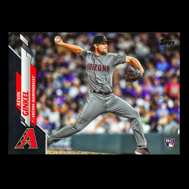 Kevin Ginkel RC 2020 Topps Black Rookie Diamondbacks 13/69