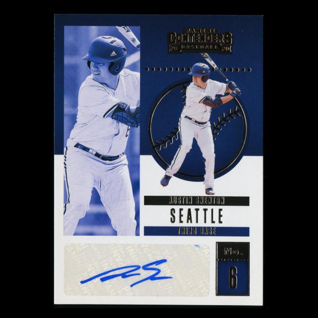 Austin Shenton 2020 Contenders Autographs Mariners