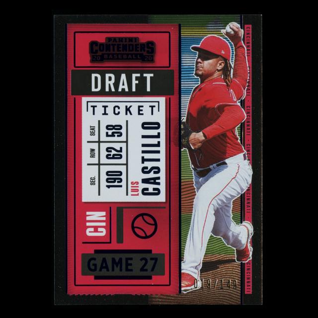 Luis Castillo 2020 Contenders Season Ticket Blue Cardinals