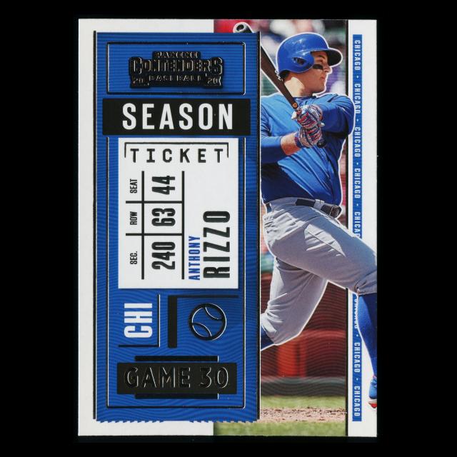 Anthony Rizzo 2020 Contenders Season Ticket Cubs