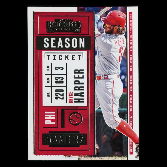 Bryce Harper 2020 Contenders Season Ticket Phillies