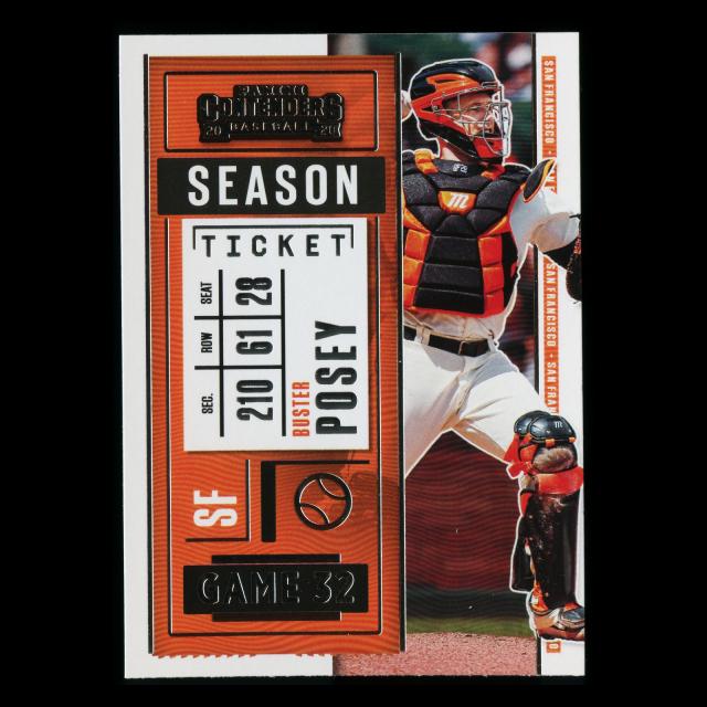 Buster Posey 2020 Contenders Season Ticket Giants