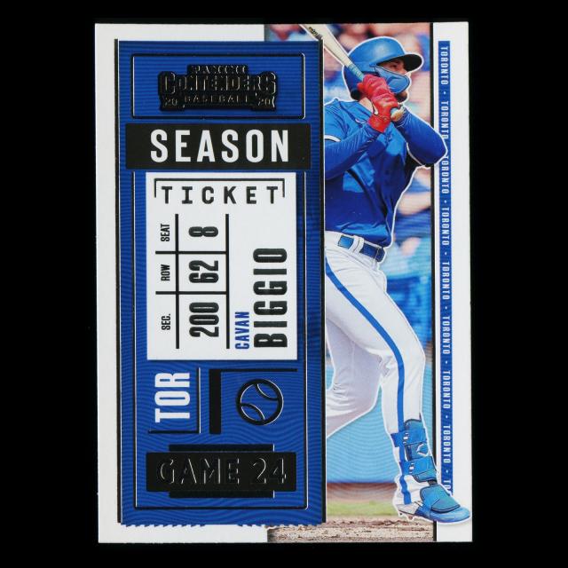 Cavan Biggio 2020 Contenders Season Ticket Blue Jays