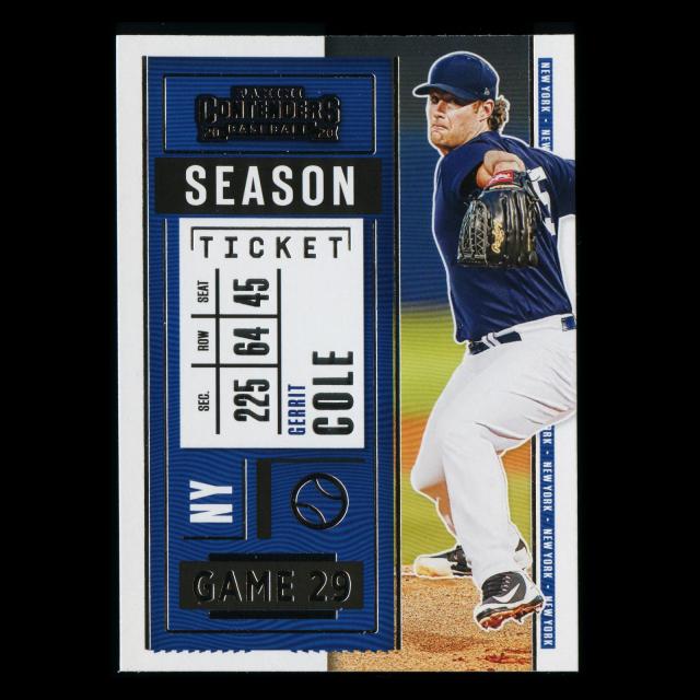 Gerrit Cole 2020 Contenders Season Ticket Yankees