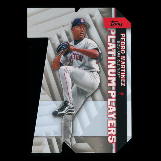 Pedro Martinez 2021 Topps Platinum Players Die Cut Red Sox