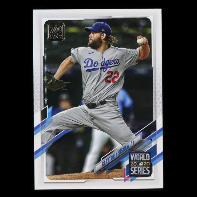 Clayton Kershaw 2021 Topps 2020 World Series Dodgers