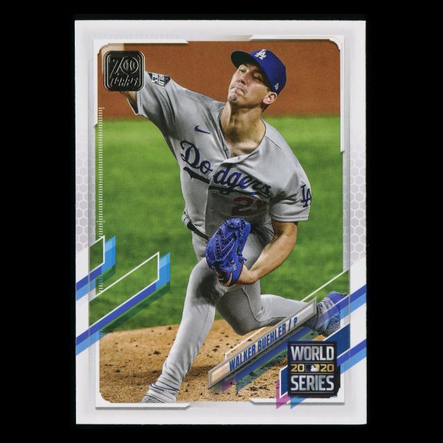 Walker Buehler 2021 Topps 2020 World Series Dodgers