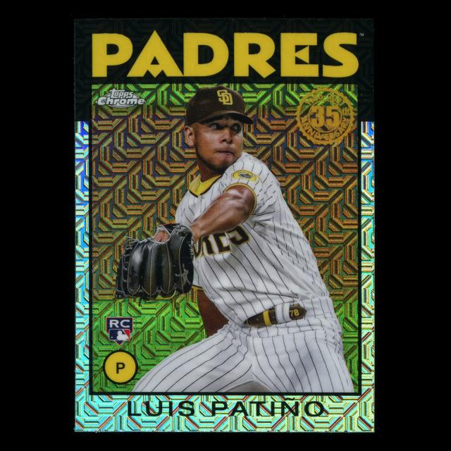 Luis Patino RC 2021 Topps Chrome 1986 Retro Silver Pack Chrome Rookie Padres