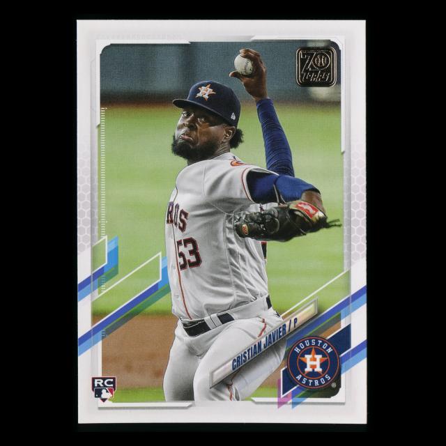 Cristian Javier RC 2021 Topps Rookie Astros