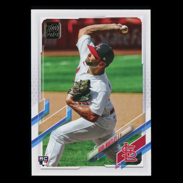Kodi Whitley RC 2021 Topps Rookie Cardinals