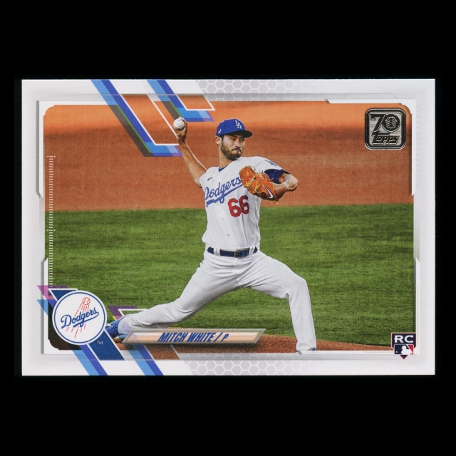 Mitch White RC 2021 Topps Rookie Dodgers