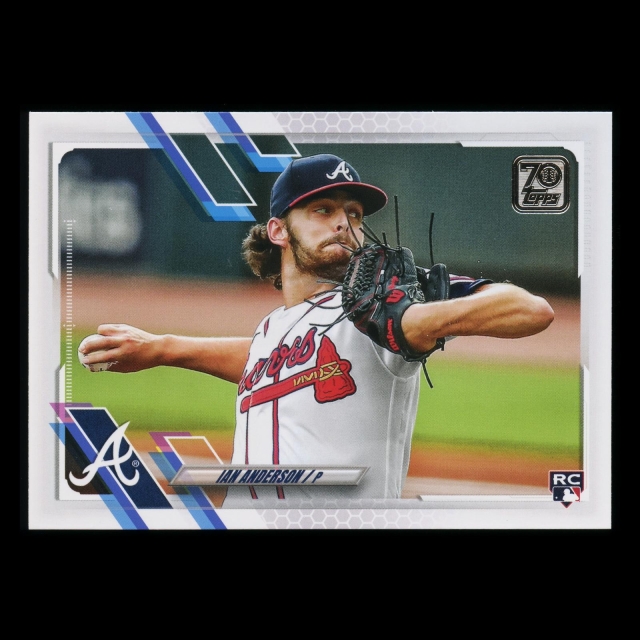 Ian Anderson RC 2021 Topps Rookie Braves