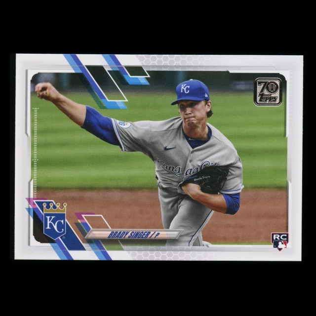 Brady Singer RC 2021 Topps Rookie Royals