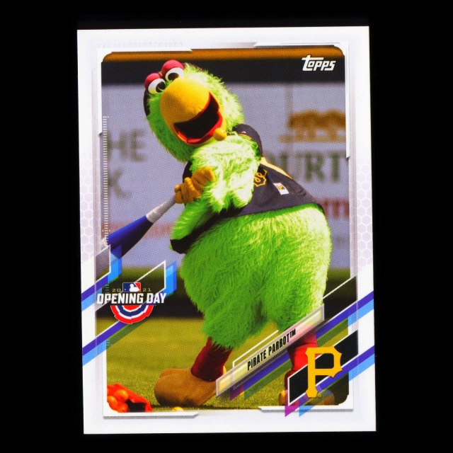 Pirate Parrot 2021 Topps Opening Day Mascot Pirates