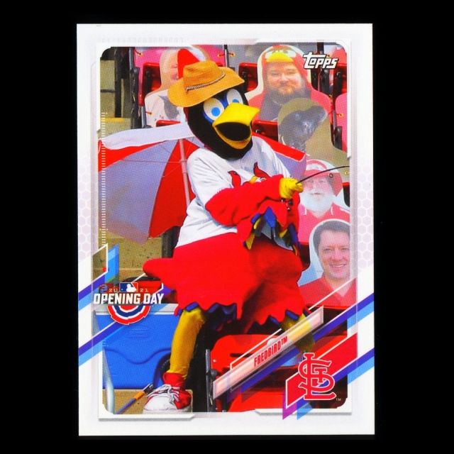 Fredbird 2021 Topps Opening Day Mascot Cardinals
