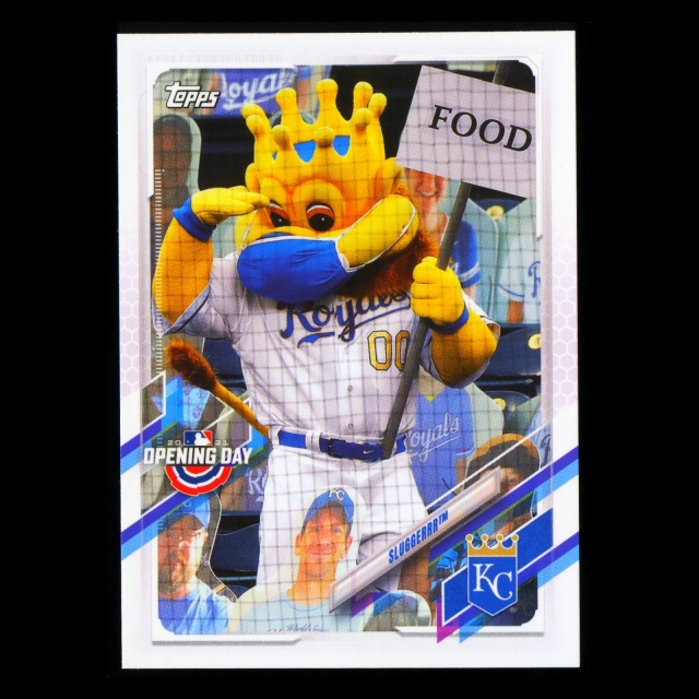 Sluggerrr 2021 Topps Opening Day Mascot Royals