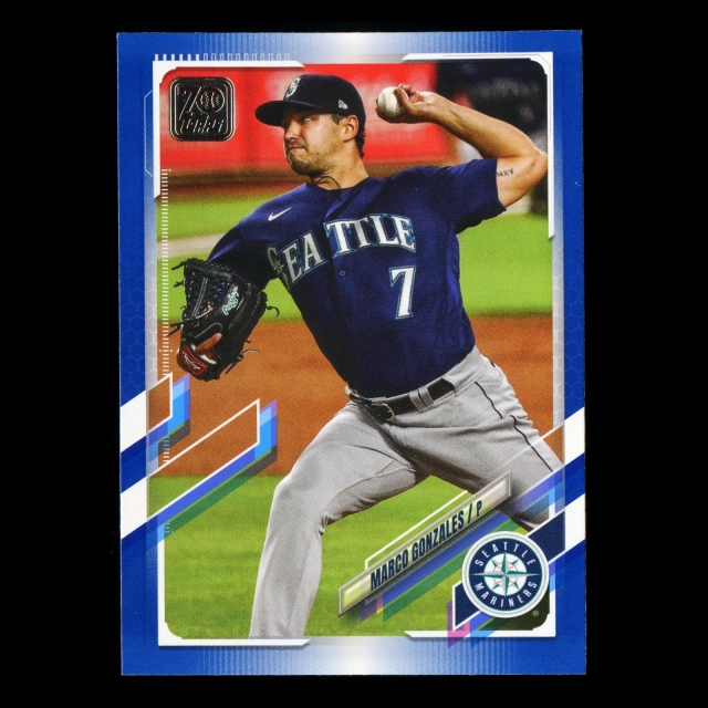 Marco Gonzales 2021 Topps Blue Mariners