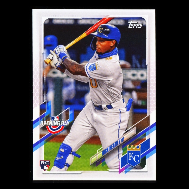 Nick Heath RC 2021 Topps Opening Day Rookie Royals