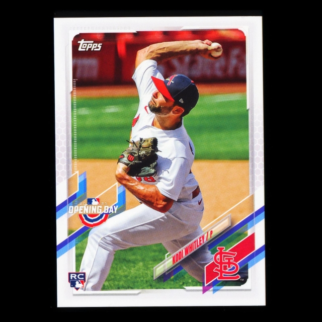 Kodi Whitley RC 2021 Topps Opening Day Rookie Cardinals