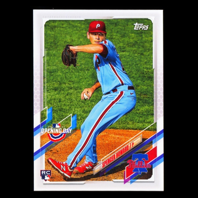 Spencer Howard RC 2021 Topps Opening Day Rookie Phillies