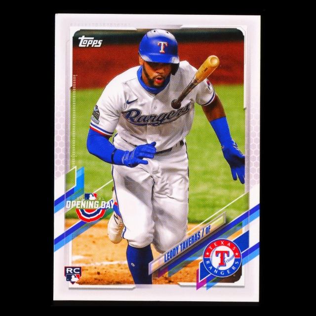 Leody Taveras RC 2021 Topps Opening Day Rookie Rangers