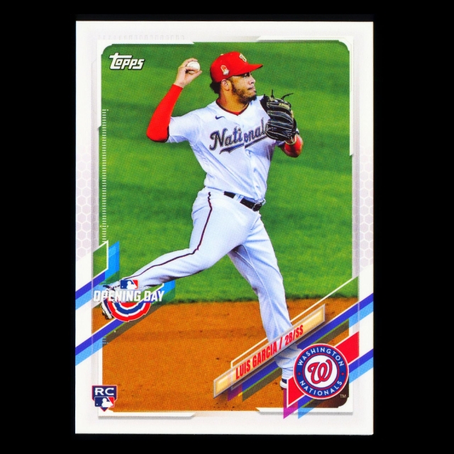 Luis Garcia RC 2021 Topps Opening Day Rookie Nationals