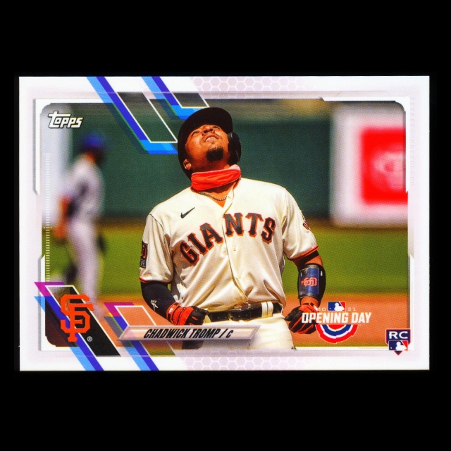 Chadwick Tromp RC 2021 Topps Opening Day Rookie Giants