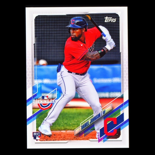 Daniel Johnson RC 2021 Topps Opening Day Rookie Indians