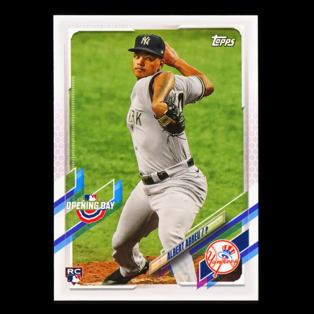Albert Abreu RC 2021 Topps Opening Day Rookie Yankees