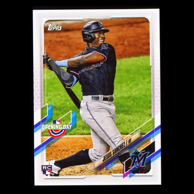 Jesus Sanchez RC 2021 Topps Opening Day Rookie Marlins