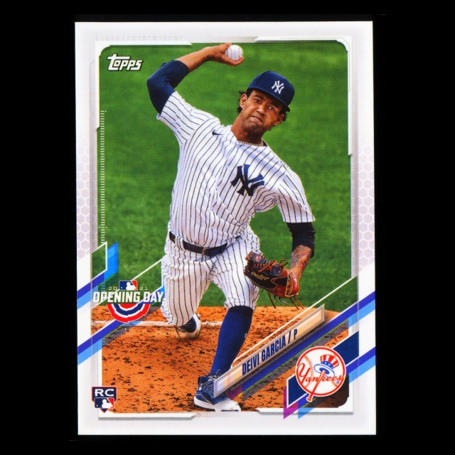 Deivi Garcia RC 2021 Topps Opening Day Rookie Yankees