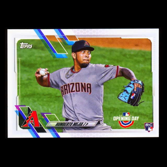 Humberto Mejia RC 2021 Topps Opening Day Rookie Diamondbacks