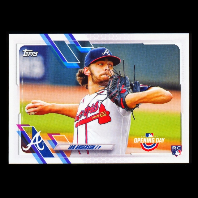 Ian Anderson RC 2021 Topps Opening Day Rookie Braves