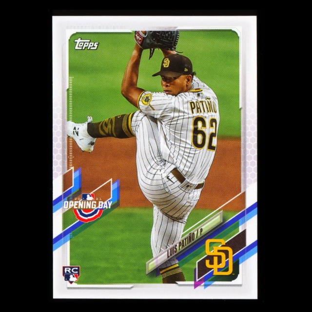Luis Patino RC 2021 Topps Opening Day Rookie Padres