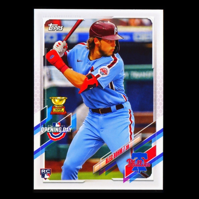 Alec Bohm RC 2021 Topps Opening Day All-Star Rookie Phillies