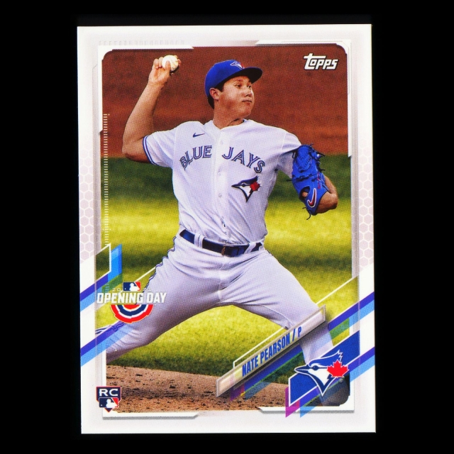 Nate Pearson RC 2021 Topps Opening Day Rookie Blue Jays