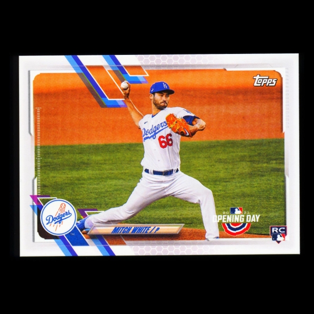 Mitch White RC 2021 Topps Opening Day Rookie Dodgers