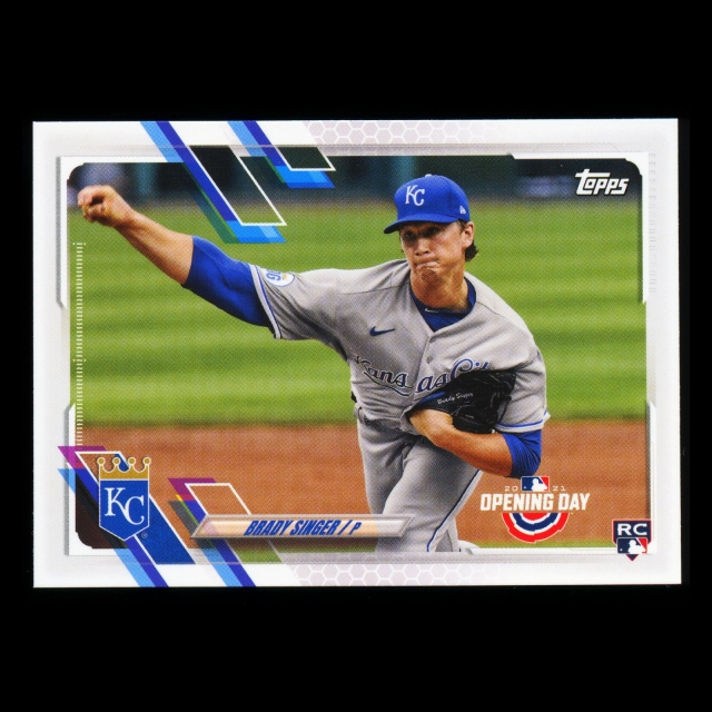 Brady Singer RC 2021 Topps Opening Day Rookie Royals