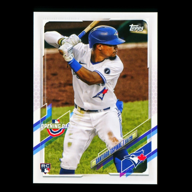 Santiago Espinal RC 2021 Topps Opening Day Rookie Blue Jays