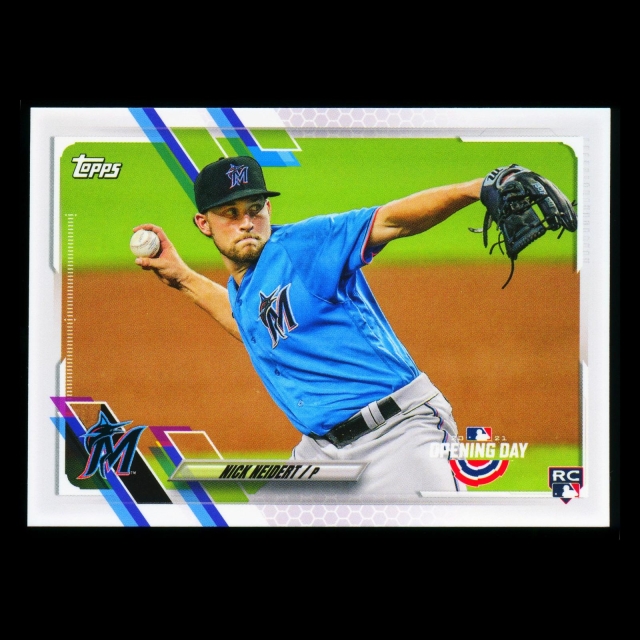 Nick Neidert RC 2021 Topps Opening Day Rookie Marlins