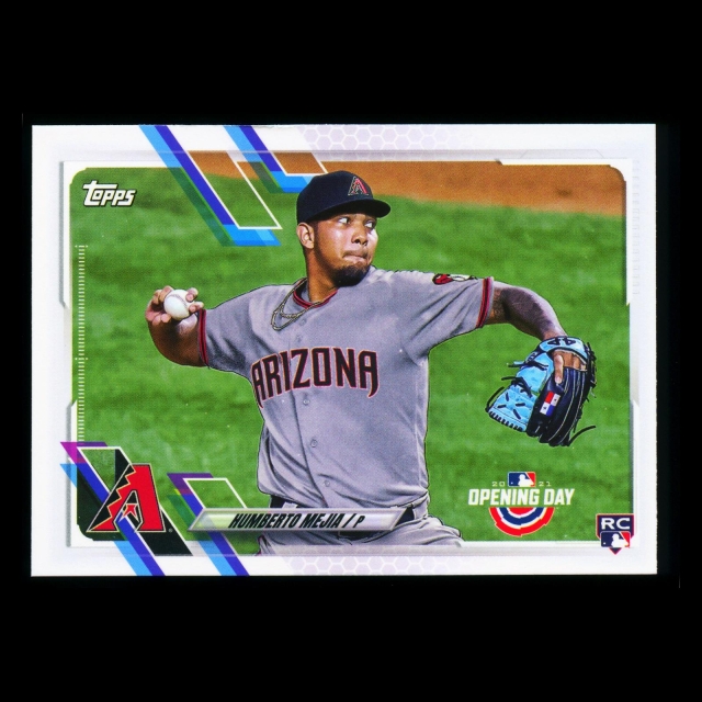 Humberto Mejia RC 2021 Topps Opening Day Rookie Diamondbacks