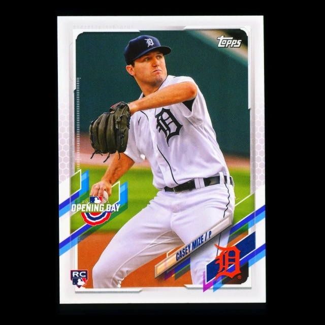 Casey Mize RC 2021 Topps Opening Day Rookie Tigers